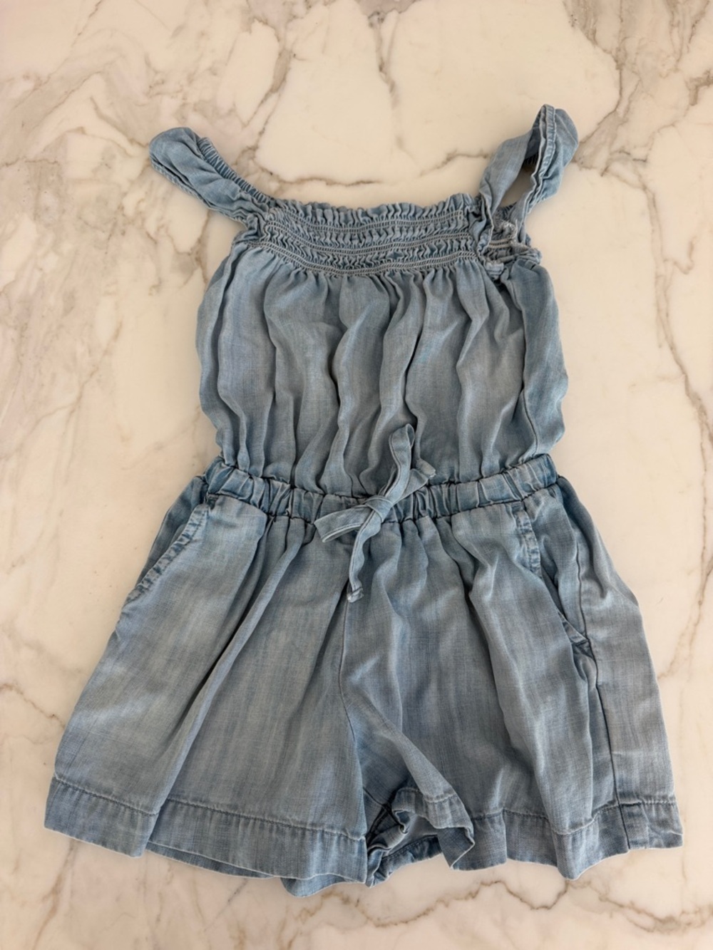 Girl’s Anthropologie Cloth & Stone Light Blue Girls Romper